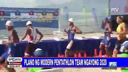 Plano ng modern pentathlon team ngayong 2020