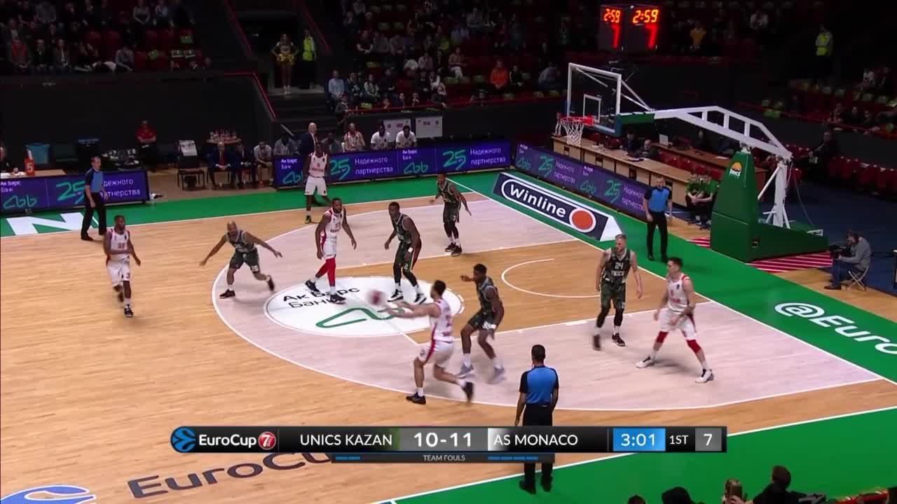 Monaco used rare three-point accuracy for road win