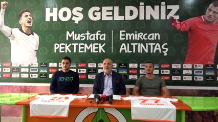 Spor aytemiz alanyaspor'dan çifte imza