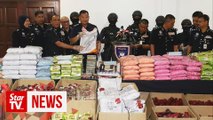 Police raid nets close to RM145mil worth of drugs