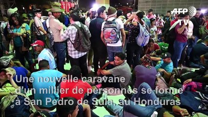Honduras: formation d'une nouvelle caravane de migrants