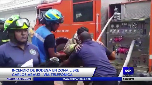 Incendio en bodegas de Colón - Nex Noticias