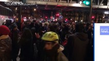 معترضان در پاریس شب امانوئل ماکرون را خراب کردند