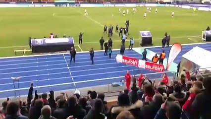 Coupe de France 16e : explosion de joie à Serzian après le troisième but de Belfort !
