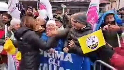 Borgonzoni saluta il,popolo di Maranello (18.01.20)