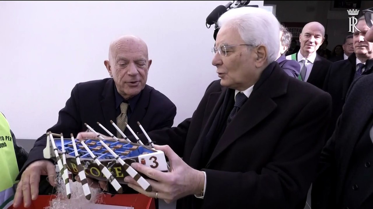 Il Presidente Mattarella visita il museo della città di Livorno (15.01.20)