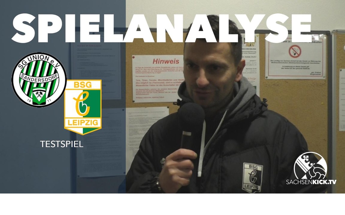 Spielanalyse | SG Union Sandersdorf - BSG Chemie Leipzig (Testspiel)