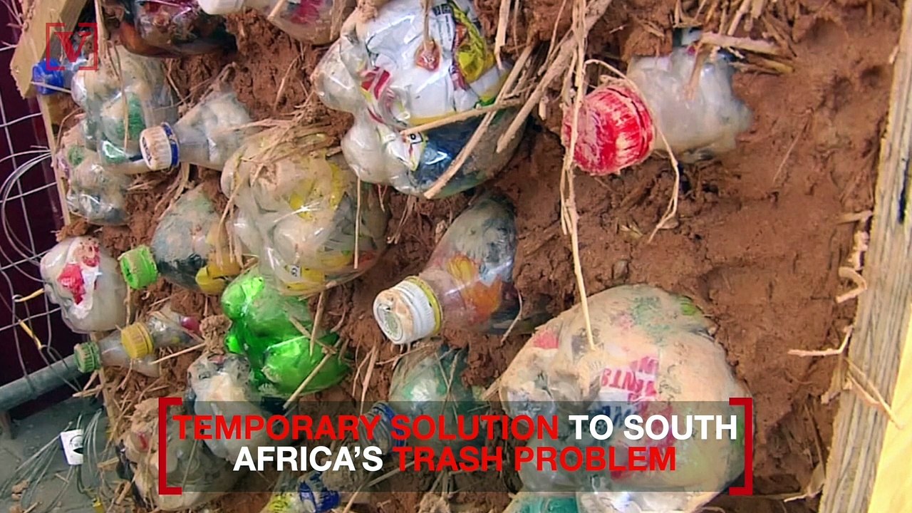 Plastic Bottles Given new Life as Building Bricks to Combat South Africa’s Trash Problem