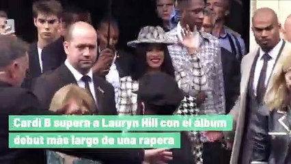 Cardi B supera a Lauryn Hill con el álbum debut más largo de una rapera
