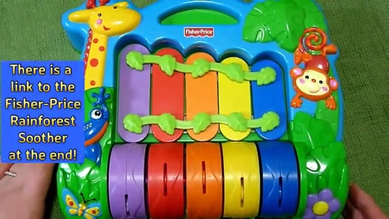 Fisher Price Rainforest Rainbow Piano Xylophone Baby Toy