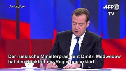 Russische Regierung tritt zurück