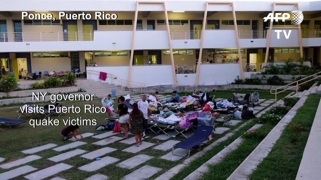 Puerto Rico: people live in shelters after quakes threaten homes