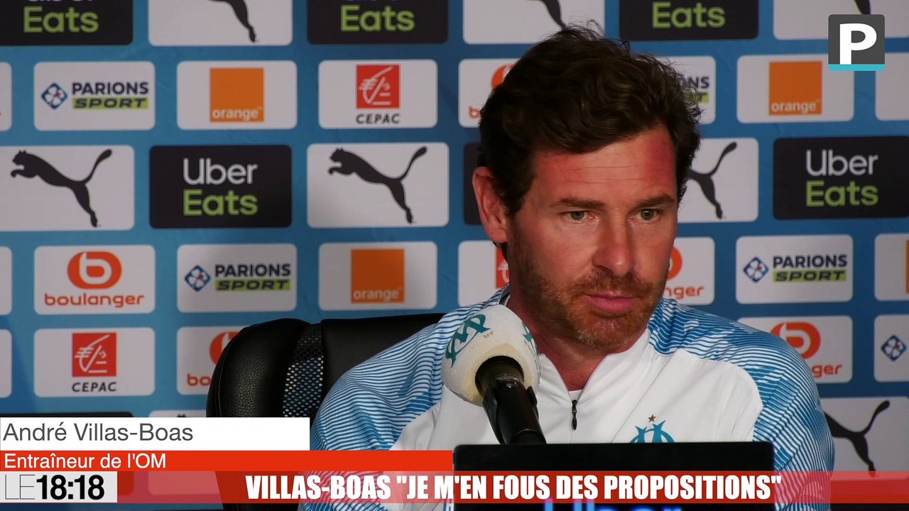 OM - Villas-Boas sur son avenir : "Je m'en fous des propositions des autres clubs"