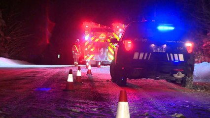 Sortie de route sur la 291 à St-Épiphane