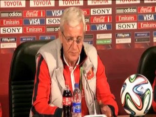 Lippi takımının eforundan memnun kalmış