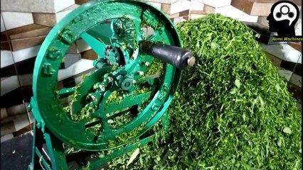 Mini chaff cutter | mini toka machine spinach cutter