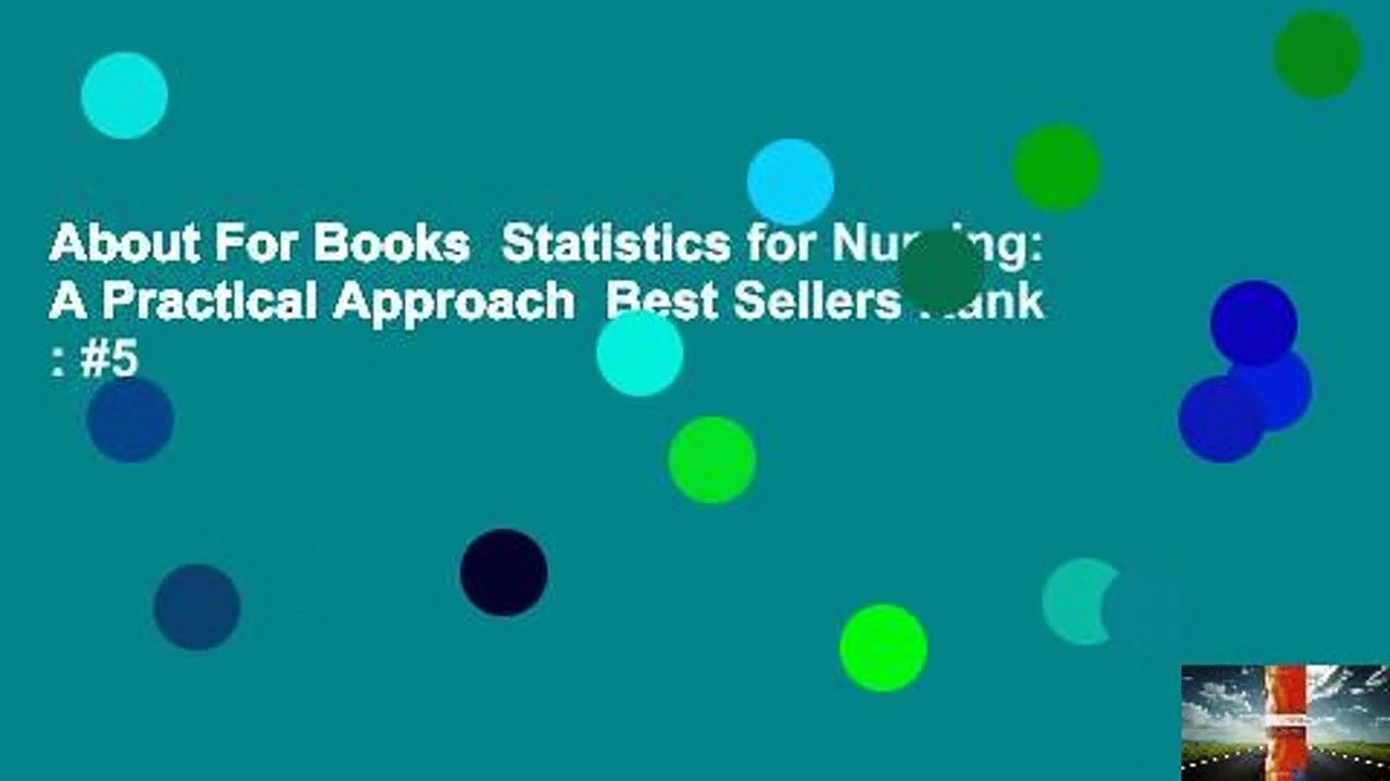 About For Books  Statistics for Nursing: A Practical Approach  Best Sellers Rank : #5
