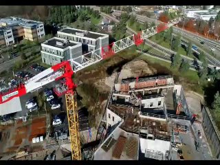 Survolez les chantiers du  Centre hospitalier Annecy Genevois