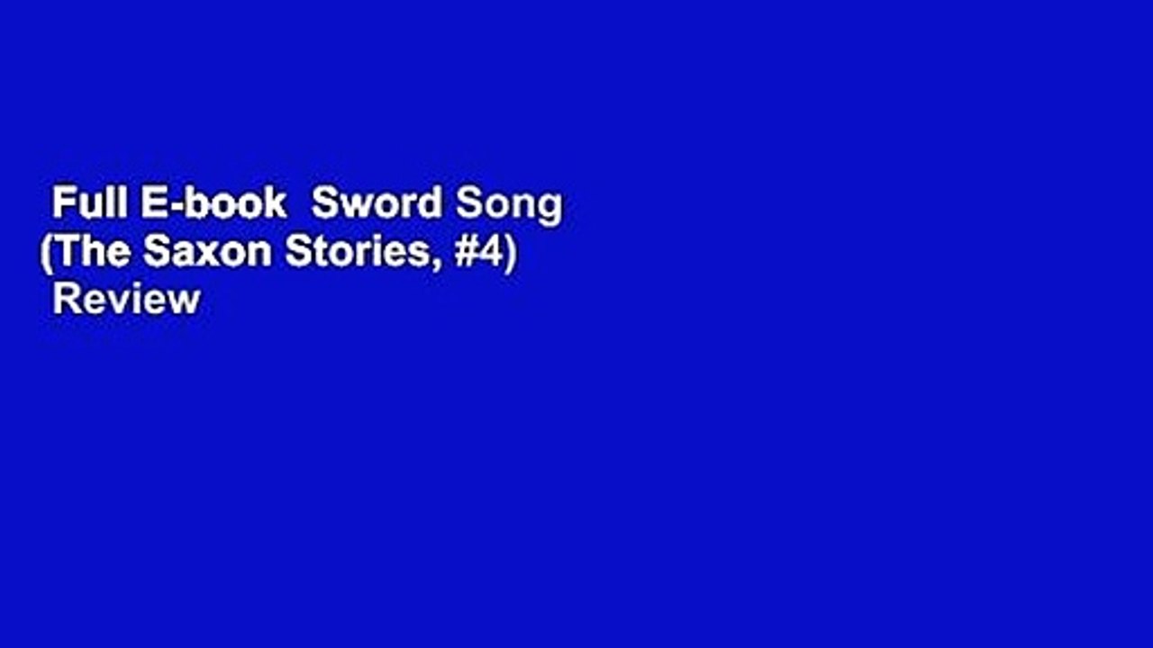Full E-book  Sword Song (The Saxon Stories, #4)  Review
