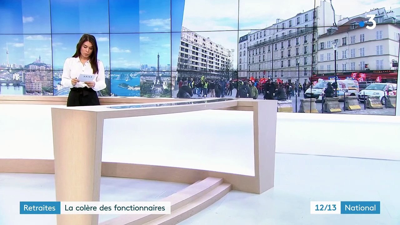 Réforme des retraites : les fonctionnaires manifestent à Bercy