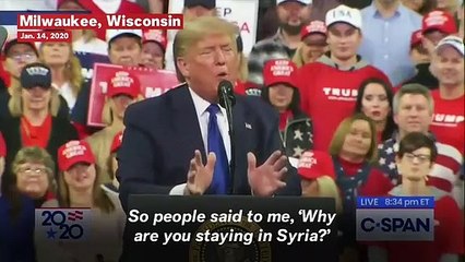 Trump Says U.S. Troops Stayed In Syria 'Because I Kept The Oil'