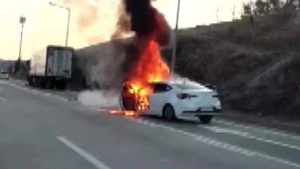 부산 고속도로 휴게소 입구 추돌사고...1명 경상 / YTN