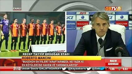 Mancini Kasımpaşa maçı sonrası isyan etti!