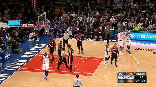 Portland Trail Blazers 103-99 New York Knicks