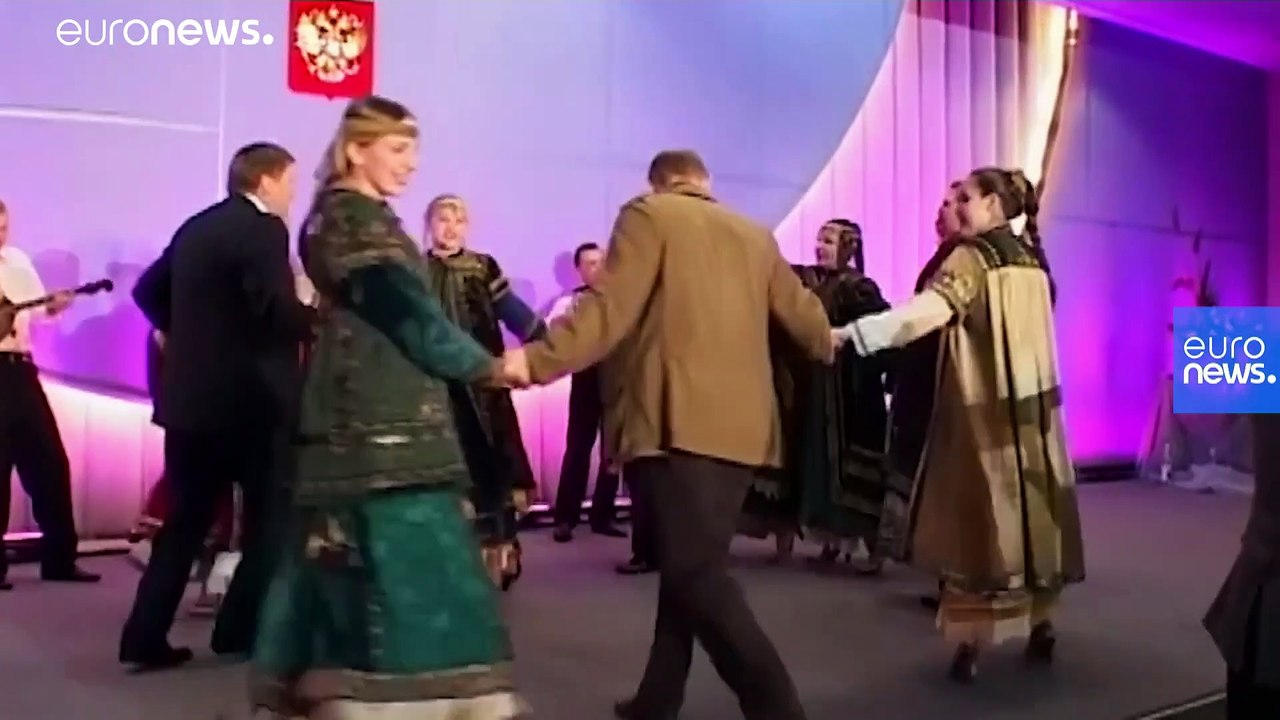 Watch: Archive footage released of George W Bush and Vladimir Putin dancing