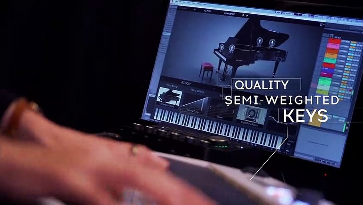 Présentation du KeyLab Essential 88 d'Arturia