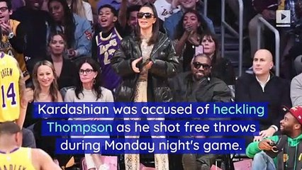 Kim Kardashian Denies Booing Tristan Thompson During Lakers Game