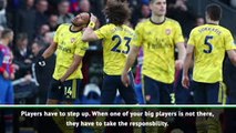 Players have to step up in Auba's absence - Arteta