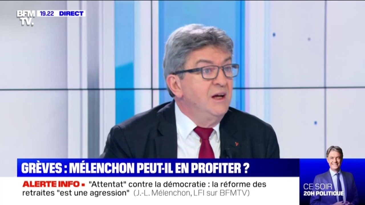 Jean-Luc Mélenchon: la réforme des retraites "est un coup dur porté contre le système de retraite par répartition"