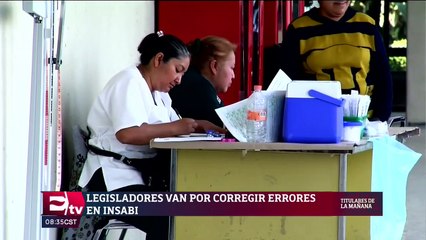 Legisladores amagan con corregir errores en el Insabi