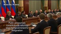 Russian govt in shock resignation after Putin calls for reforms