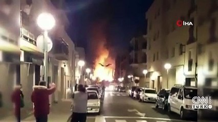 İspanya'da kimyasal patlama