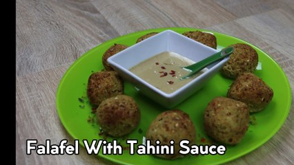 Falafel With Tahini Sauce - CLEVER CHEF