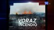Decenas combaten incendio forestal en Quito