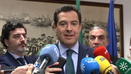 Moreno destaca "políticas similares" en Andalucía y Portugal