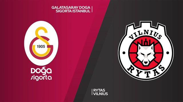 Galatasaray Doga Sigorta Istanbul - Rytas Vilnius Highlights | 7DAYS EuroCup, T16 Round 2