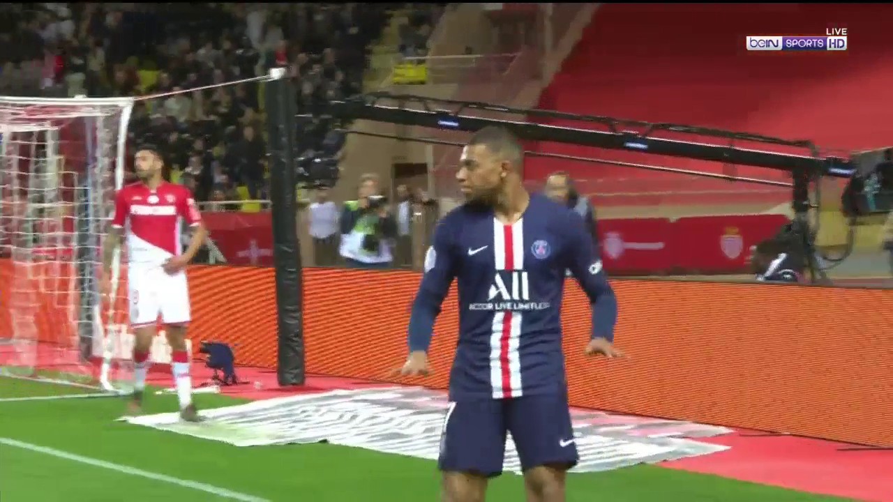 AS Monaco 0-1 PSG: Mbappe (GOAL)