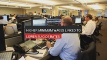 Higher Minimum Wages Linked To Lower Suicide Rates