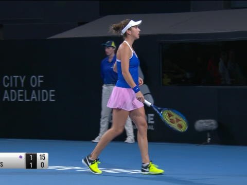 Adélaïde - Le sublime contre de Bencic face à Goerges