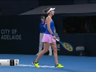 Adélaïde - Le sublime contre de Bencic face à Goerges