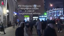 Muscovites react to Russian government's resignation