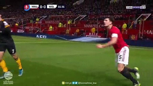 ملخص واهداف مانشستر يونايتد و ولفرهامبتون 1- 0في كاس الاتحاد الانجليزي