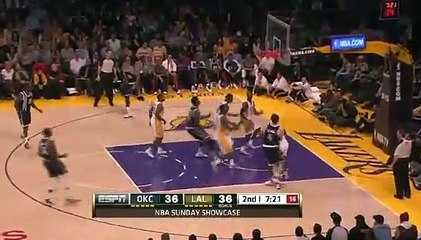Oklahoma City Thunder 96-105 Los Angeles Lakers