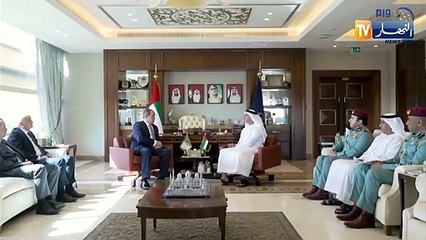 دبلوماسية: وزير الخارجية بوقادوم يلتقي وزير الداخلية الإماراتي