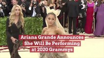 Ariana Grande Is Performing At The Grammys