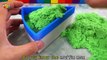 Johny Johny Yes Papa _ Learn Colors with Rainbow Kinetic Sand Cube Cake Nursery Rhymes for Kids